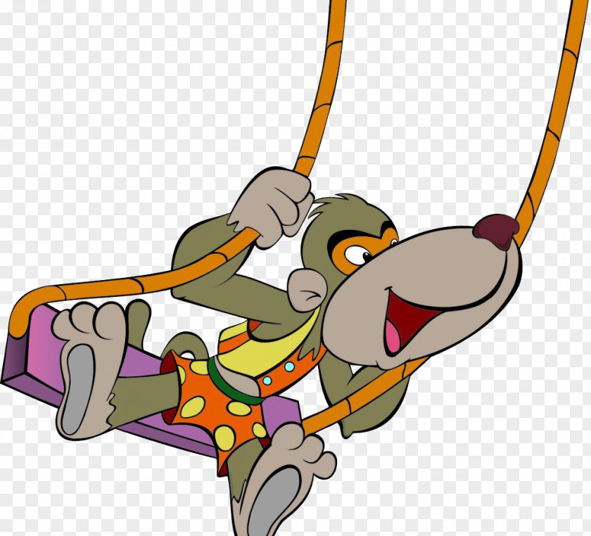 Swing The Monkeys Monkey Cartoon Clip Art PNG
