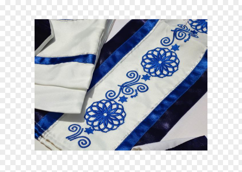 Tallit Cobalt Blue Textile PNG
