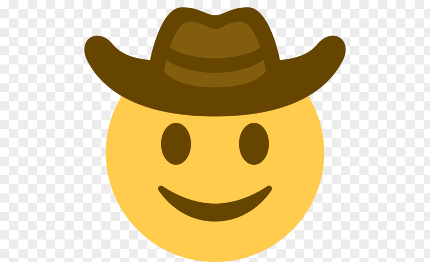 Cowboy Face Emojipedia Social Media English Unicode PNG
