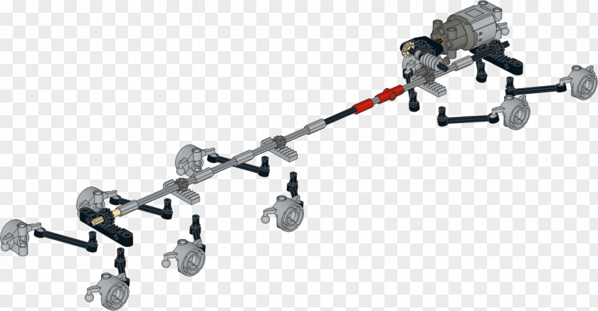 Lego Technic Machine Car Crane PNG