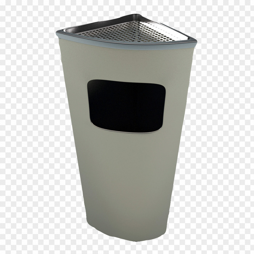 The Grey Triangle Breathable Trash Basket Flowerpot PNG