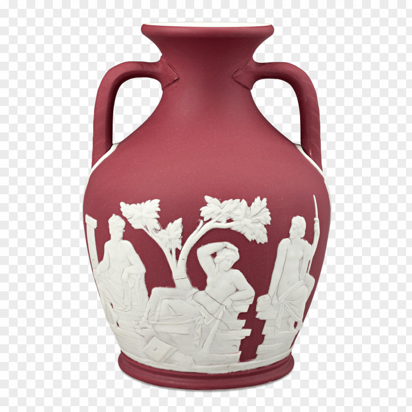 Vase Portland Wedgwood Jasperware Ceramic PNG