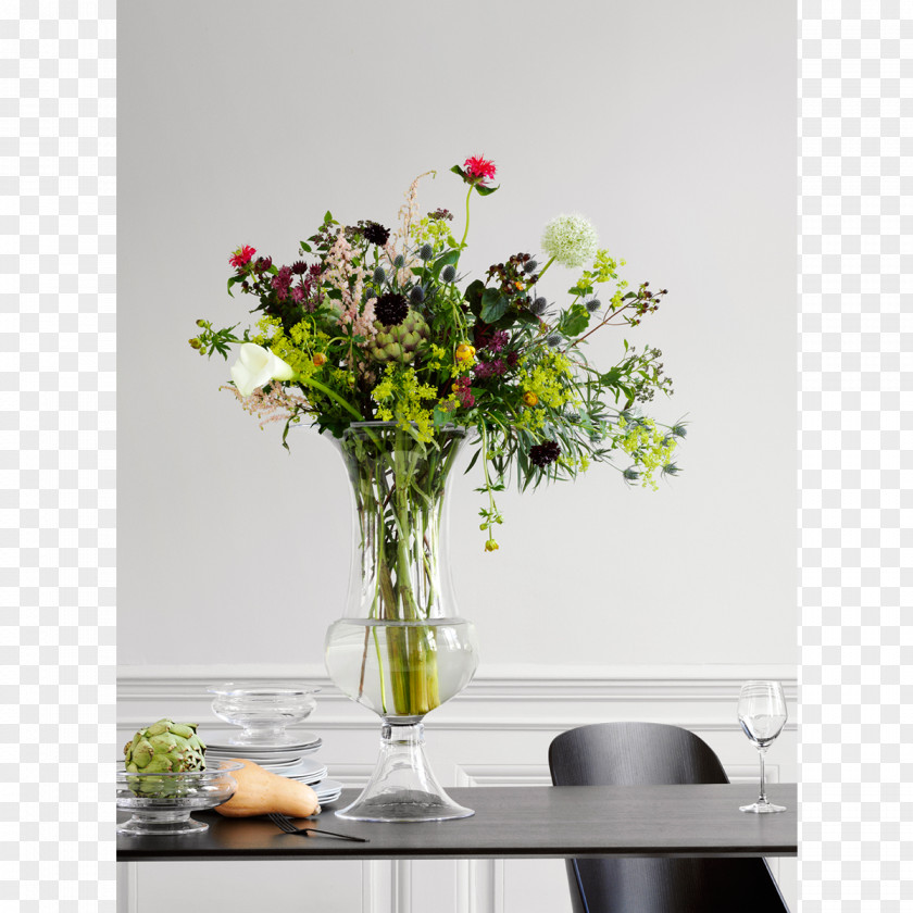 Flower Vase Decoration Simulation Holmegaard Old English PNG