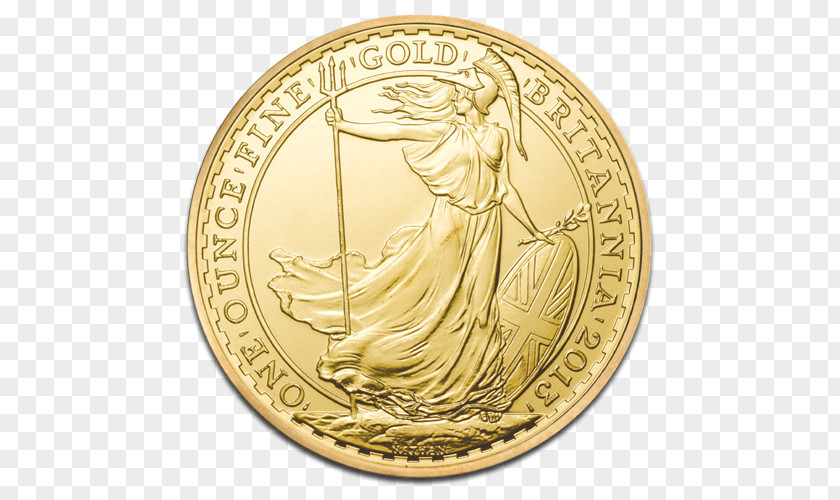 Gold Royal Mint Britannia Bullion Coin PNG