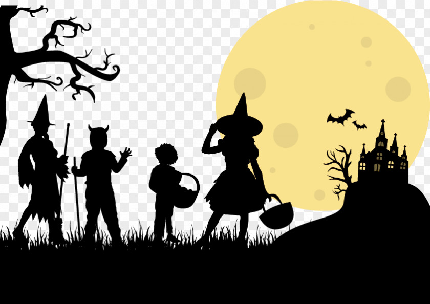 Halloween Design Elements HALLOWEEN Costume Child Disguise PNG