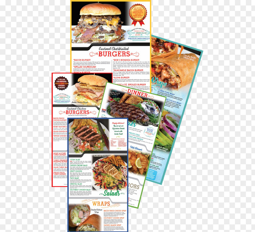 Menu Hamburger Fast Food Bob's Burgers & Brew Convenience PNG
