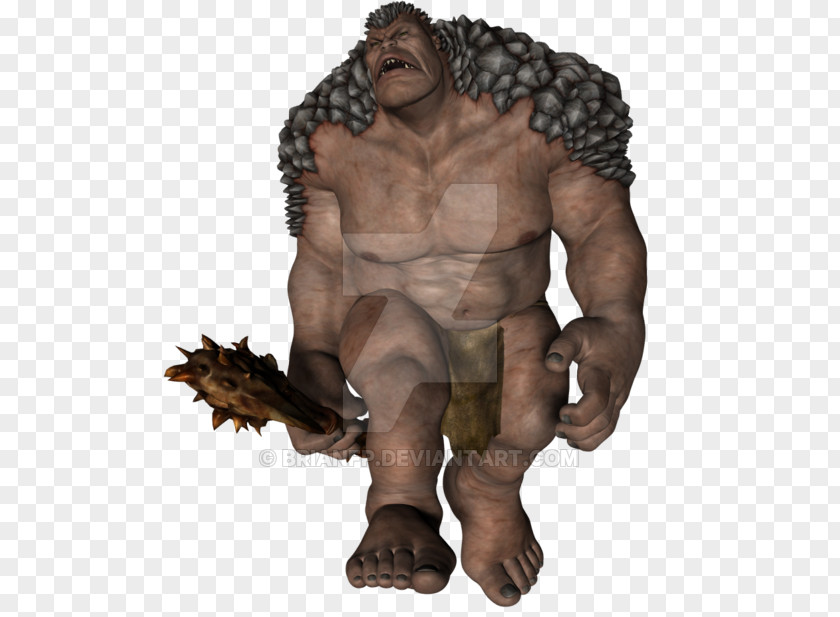 Ogre Giant Troll Legendary Creature PNG