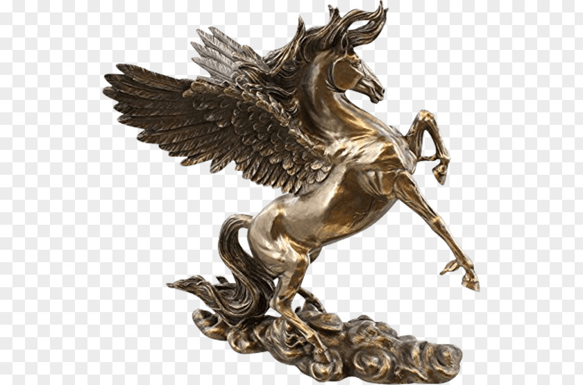 Pegasus Statue Bronze Sculpture Athena Parthenos Artemision Greek Mythology PNG