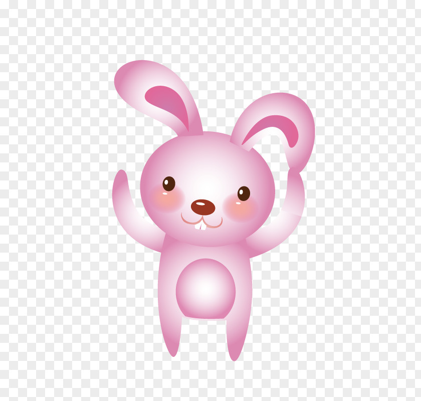 Pink Rabbit Cartoon Download Clip Art PNG