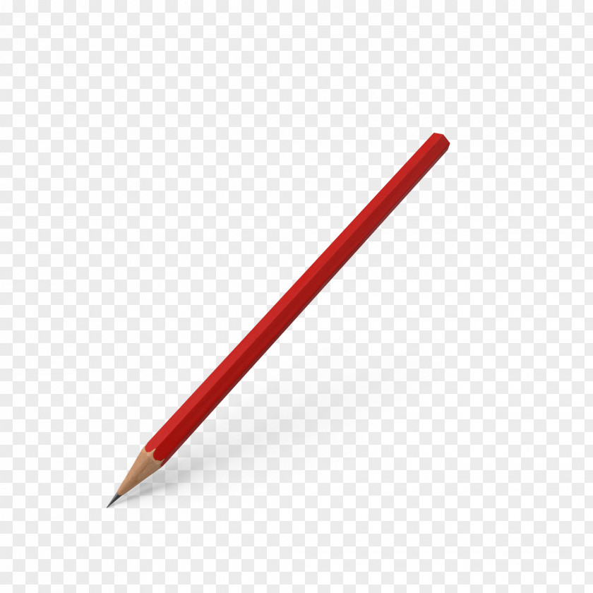 A Red Pencil Material Angle Pattern PNG