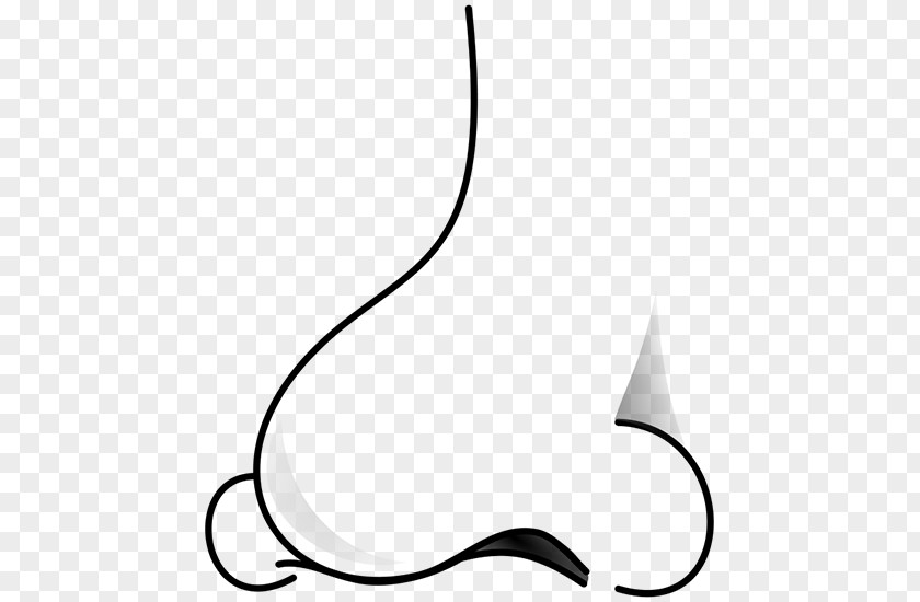 Character Three-fourths Side Of The Nose Sketch Map Black And White Clip Art PNG