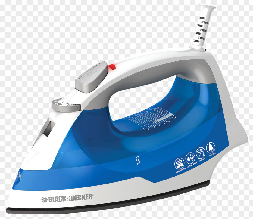 Iron Clothes Black & Decker Steamer Ironing PNG
