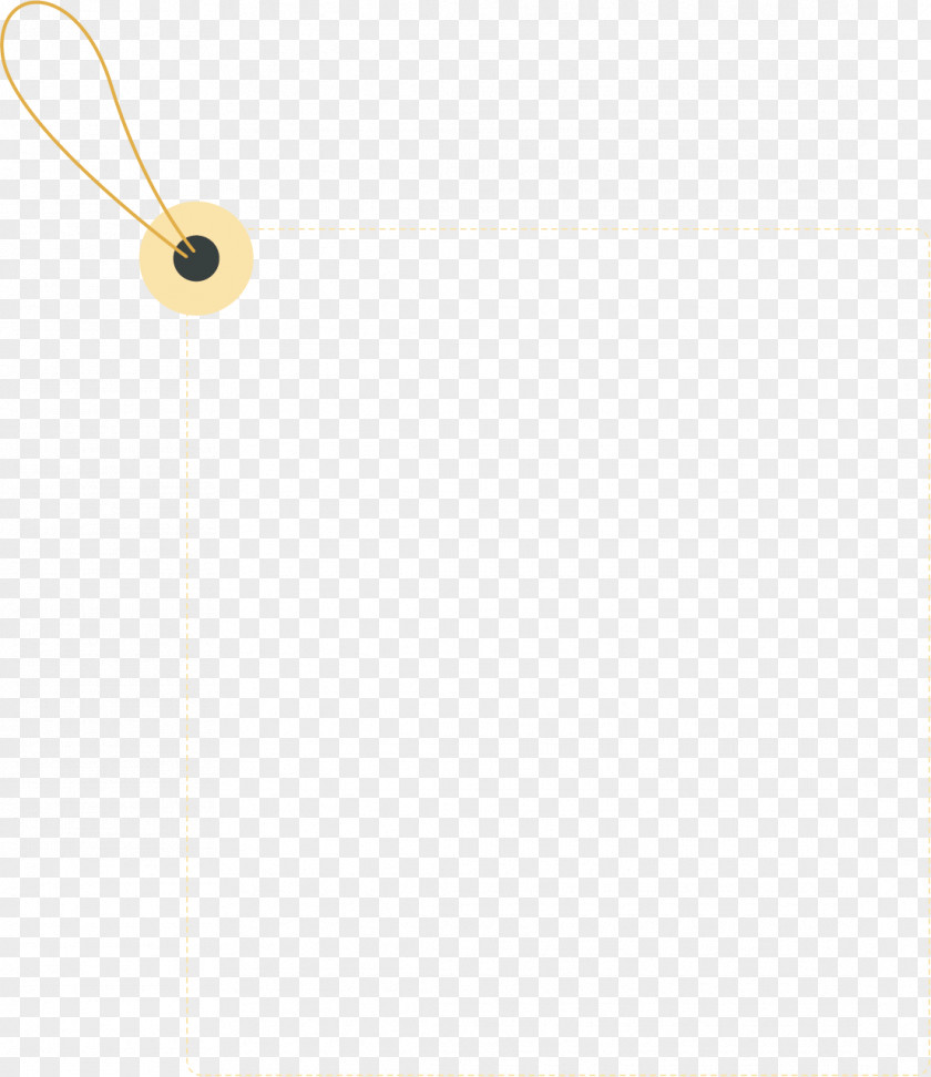 Line Dotted Yellow Body Jewellery PNG
