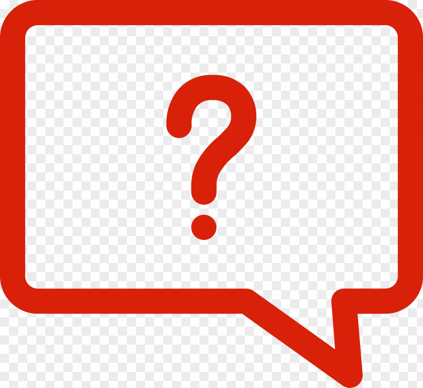 Red Question Mark PNG