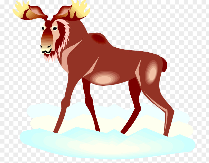 Reindeer Moose Clip Art PNG
