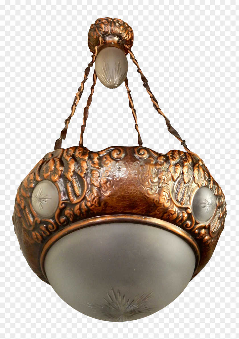 Brass Copper Chandelier Metal Light Fixture PNG