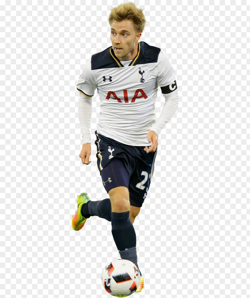 Football Christian Eriksen Tottenham Hotspur F.C. Denmark National Team Jersey PNG