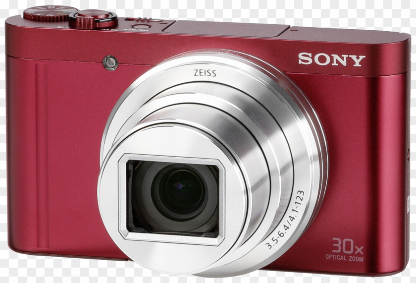 Sony Digital Camera SLR DSC-WX500 Red Hardware/Electronic Cyber-shot DSC-HX90 Lens Mirrorless Interchangeable-lens PNG