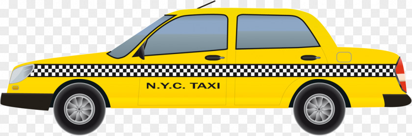 Taxi Manhattan Taxicabs Of New York City Yellow Cab Image PNG