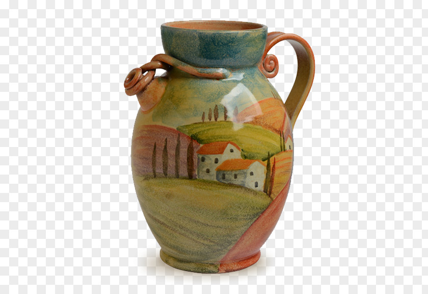 Vase Tuscany Jug Pottery Ceramic Pitcher PNG