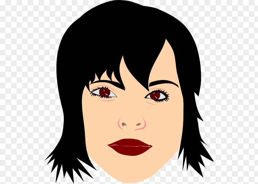 Black Hair Cliparts Brown Clip Art PNG