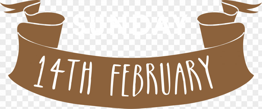 Chocolate Banner Vector February 14 PNG