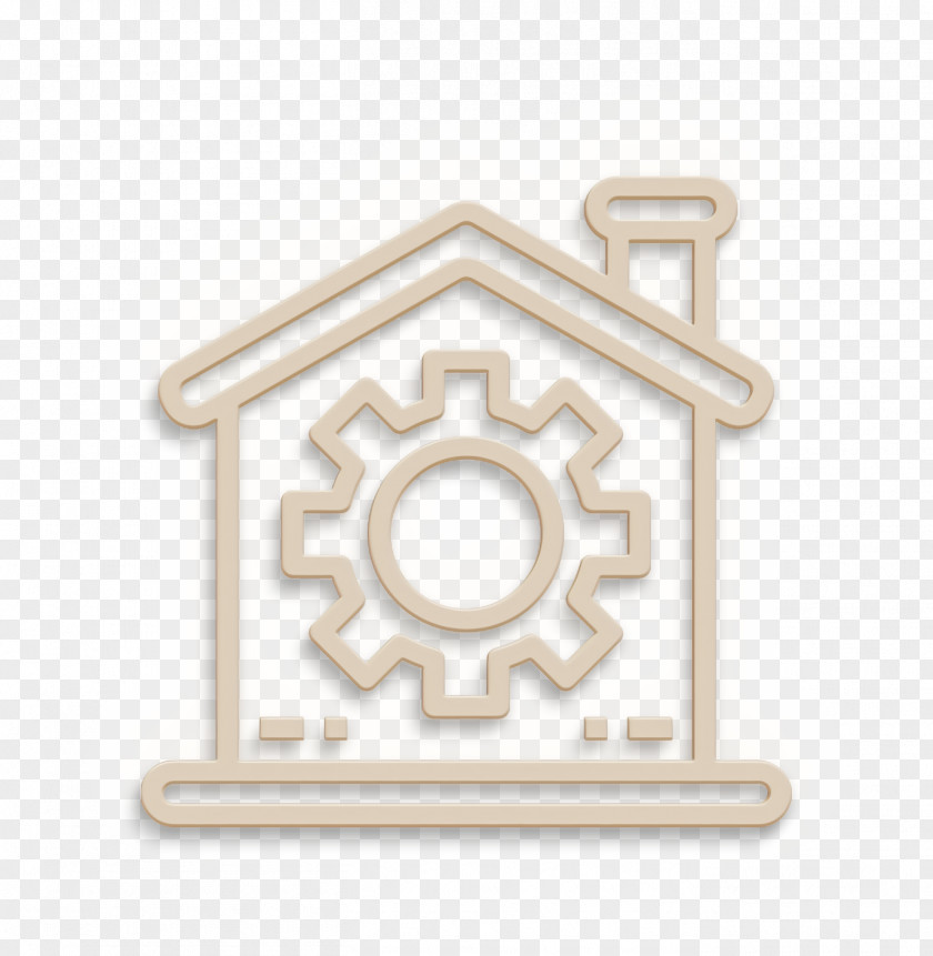 Gear Icon House Automation Home PNG