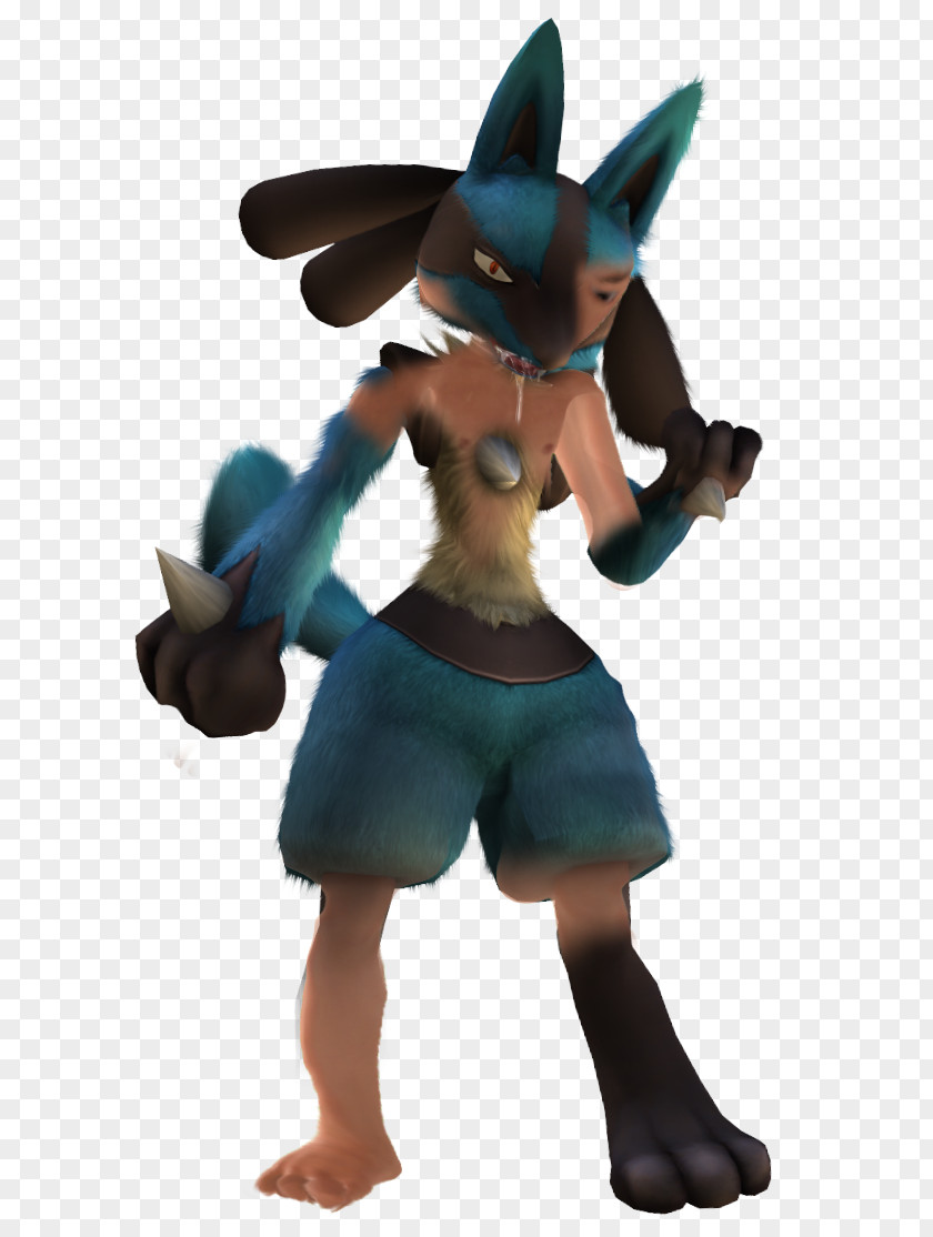 Mario Lucario Pokémon Art PNG