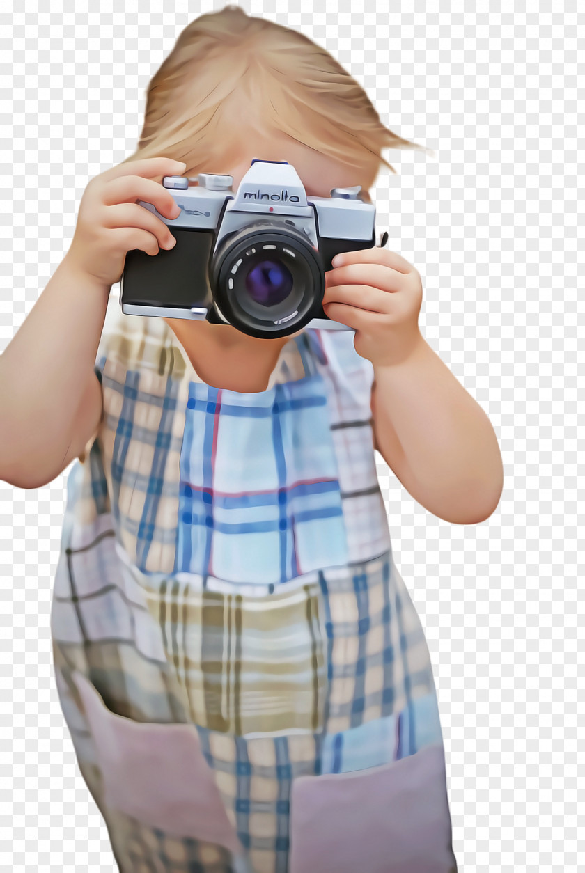 Reflex Camera Strap Little Girl PNG
