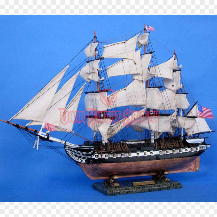Ship USS Constitution Brig United States Navy Model PNG