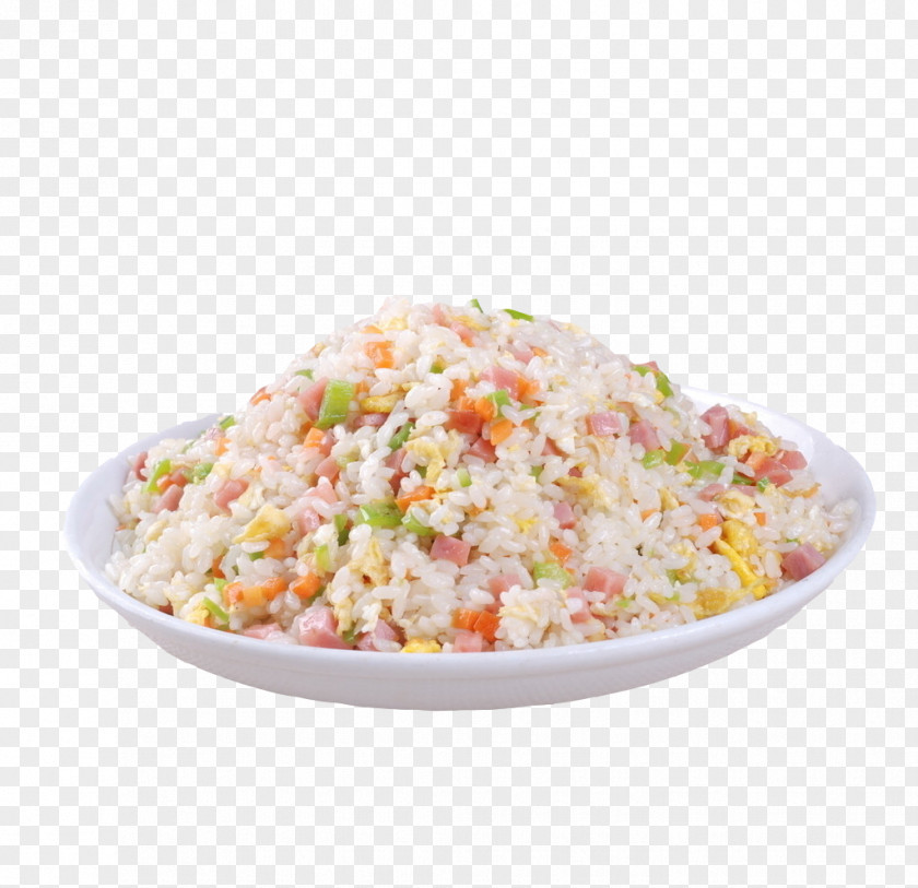 A Dish Of Fried Ham Egg Kind Yangzhou Rice And Eggs PNG