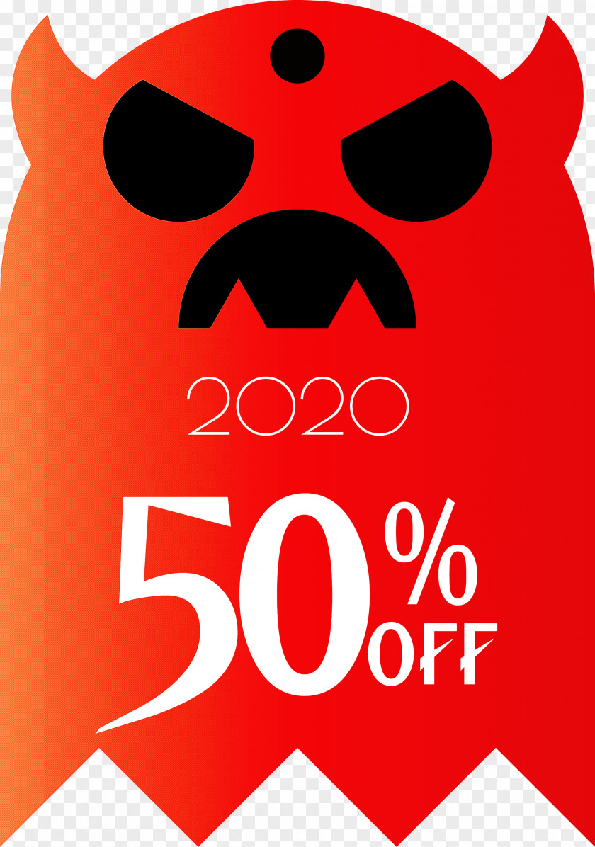 Halloween Discount Sales 50% Off PNG