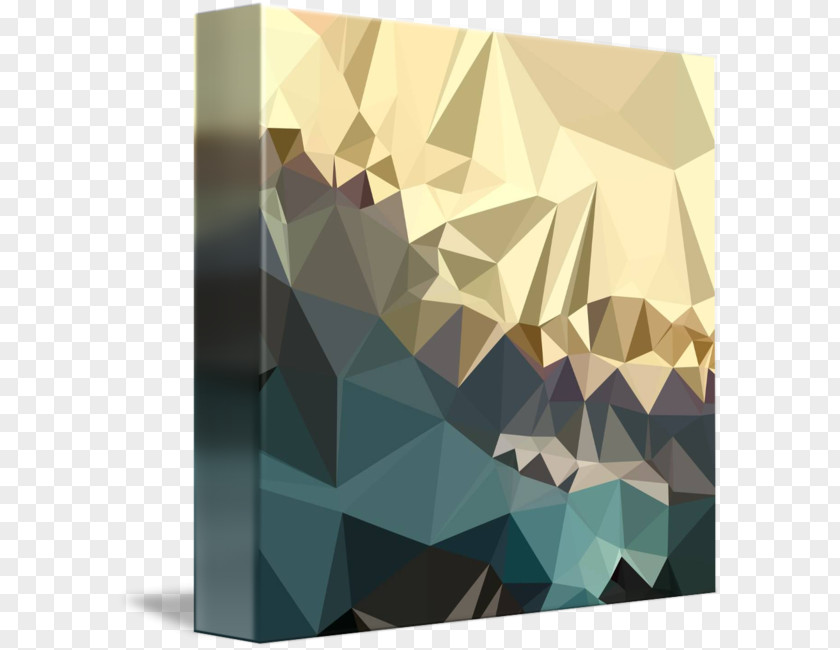 Low Polygon Triangle Industrial Design Pattern PNG