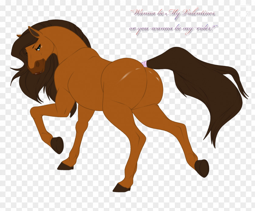 Mustang Pony Stallion Mane Colt PNG