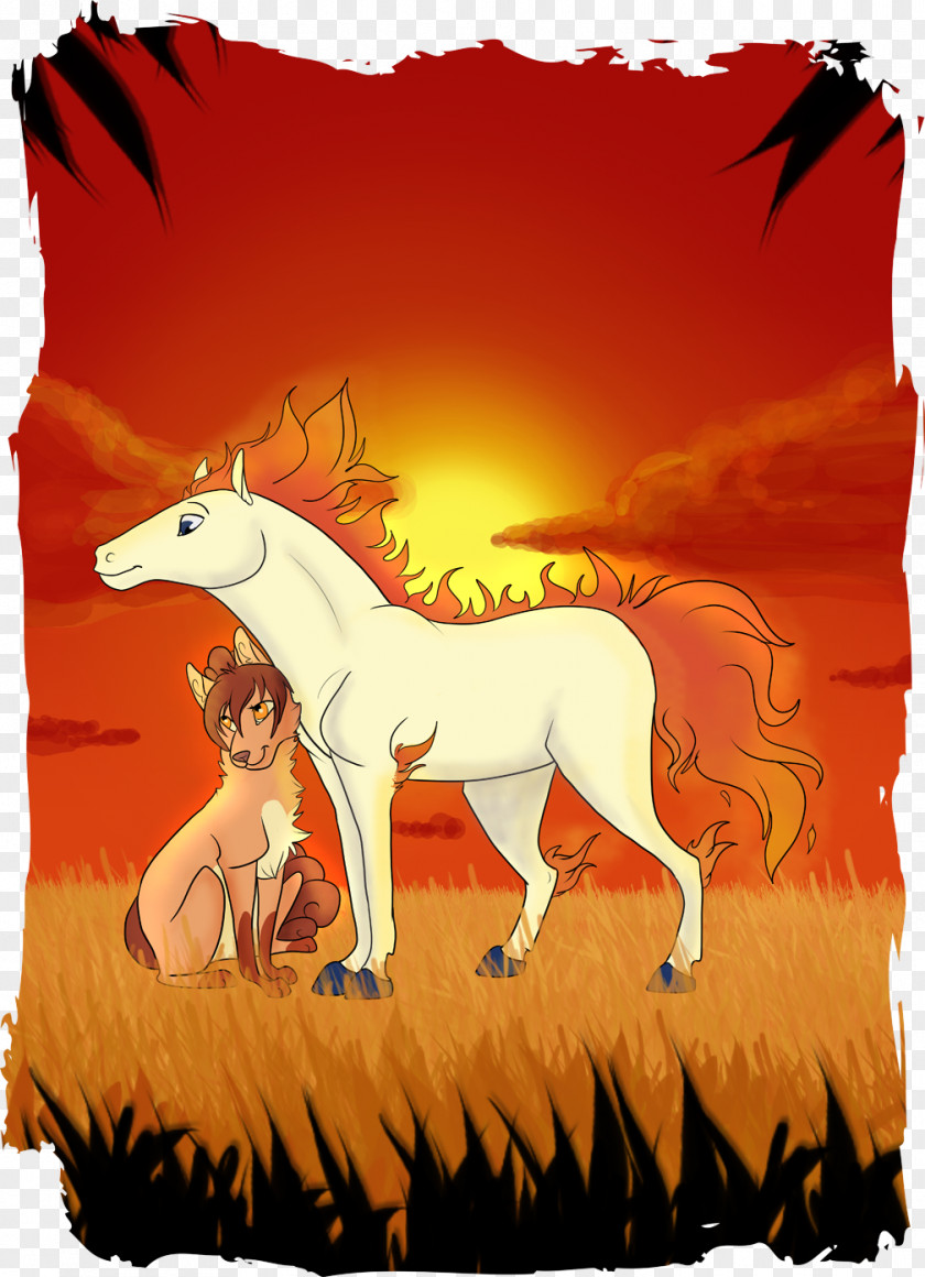 Mustang Unicorn Cartoon Pack Animal PNG