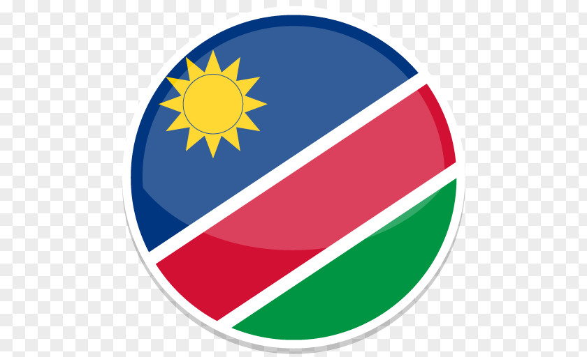 Namibia Flag Logo Circle PNG