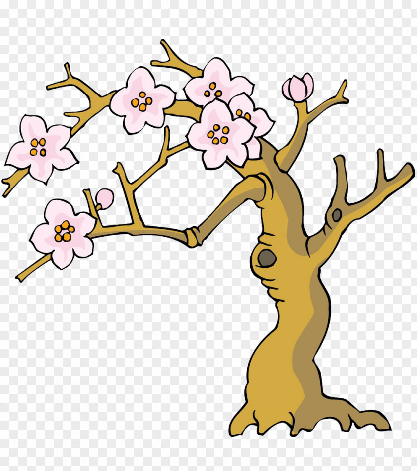 Peach Tree Cartoon Free Pull Material U0e01u0e32u0e23u0e4cu0e15u0e39u0e19u0e0du0e35u0e48u0e1bu0e38u0e48u0e19 PNG