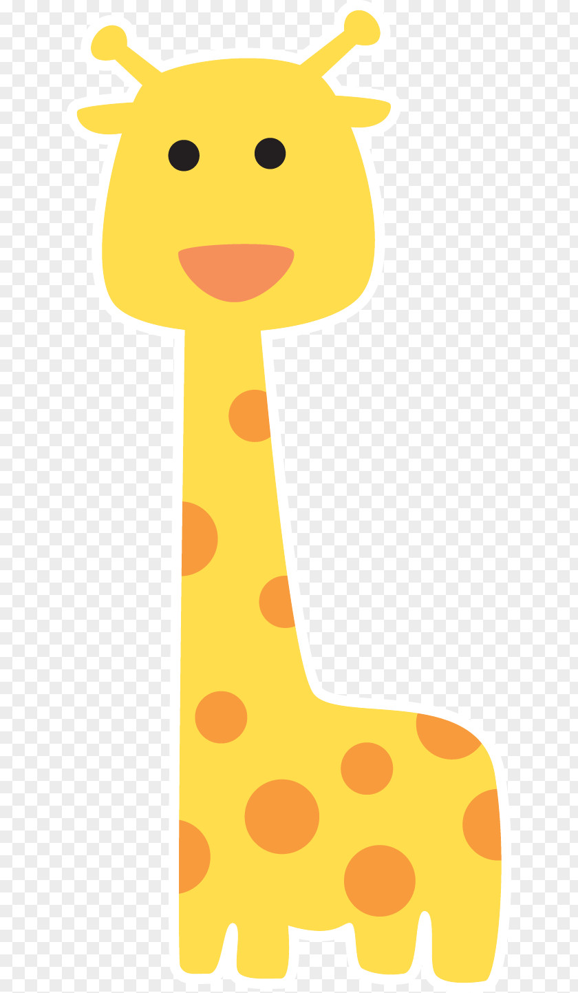 Cartoon Giraffe Northern Euclidean Vector PNG