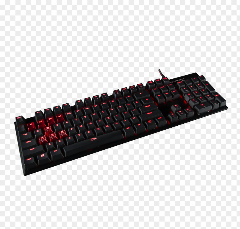 Cherry Computer Keyboard Kingston HyperX Alloy Gaming Keypad PNG