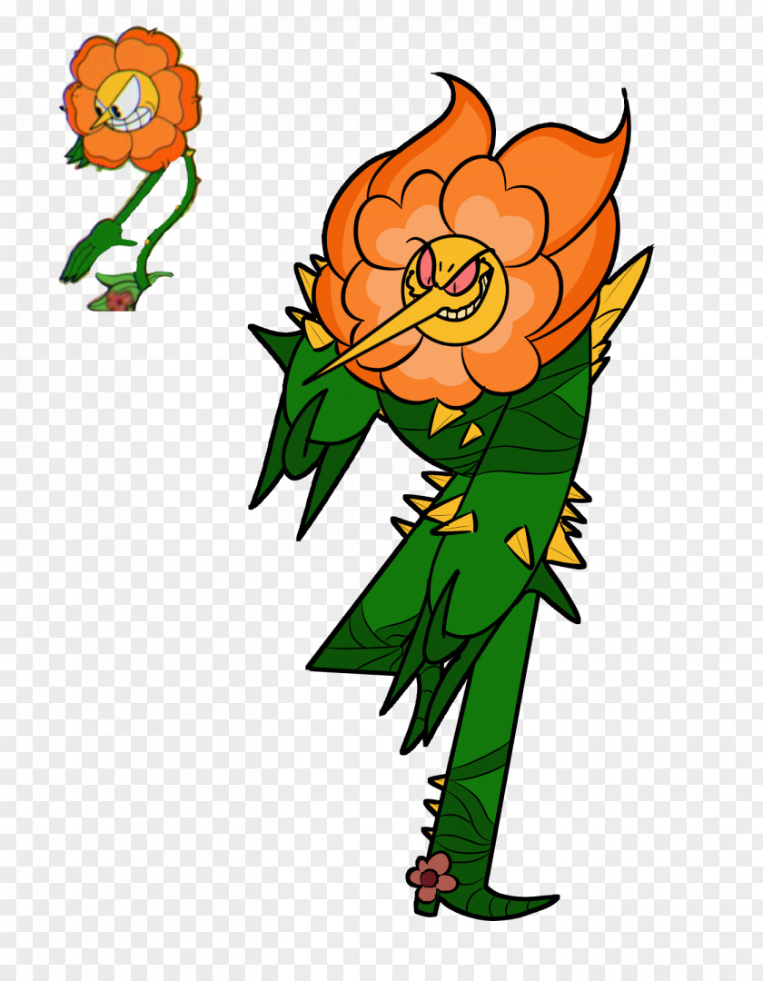 Cuphead Flower Fan Art DeviantArt PNG