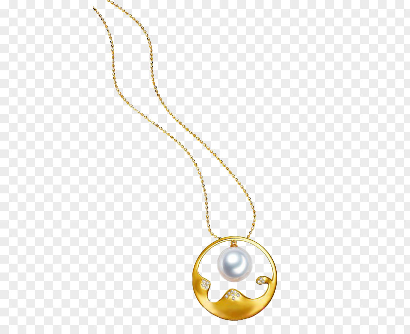 Gold Necklace Locket PNG