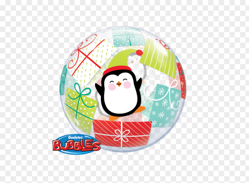 Helio Courier Santa Claus Penguin Balloon Christmas Day Gift PNG