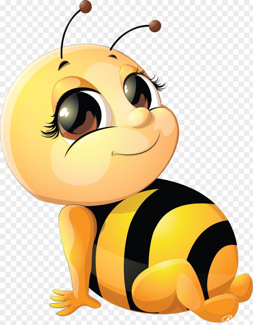 Insect Bee Cartoon Royalty-free Clip Art PNG