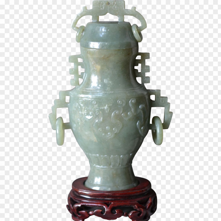 Jade Vase Urn PNG