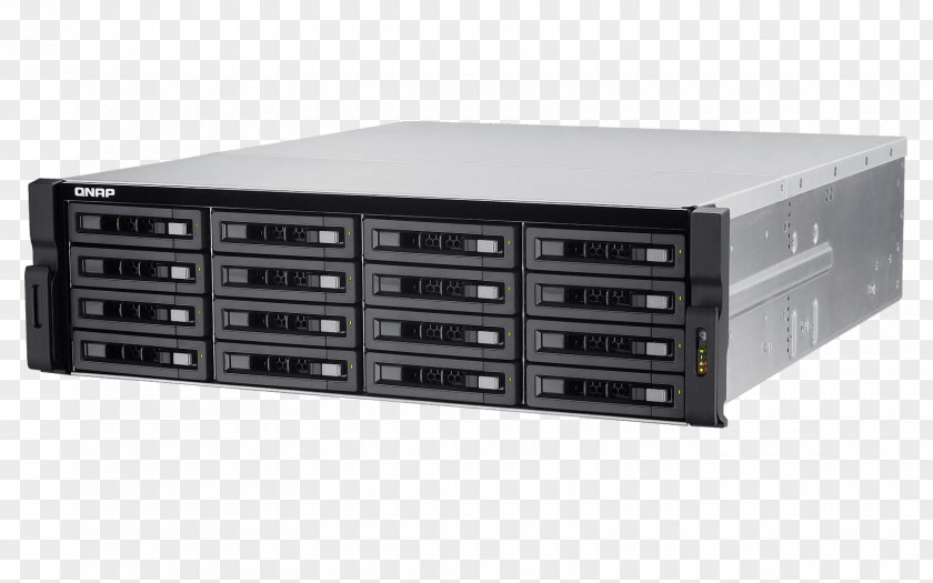 Rack QNAP TVS-EC1280U-SAS-RP Network Storage Systems Serial Attached SCSI REXP-1220U-RP Systems, Inc. PNG