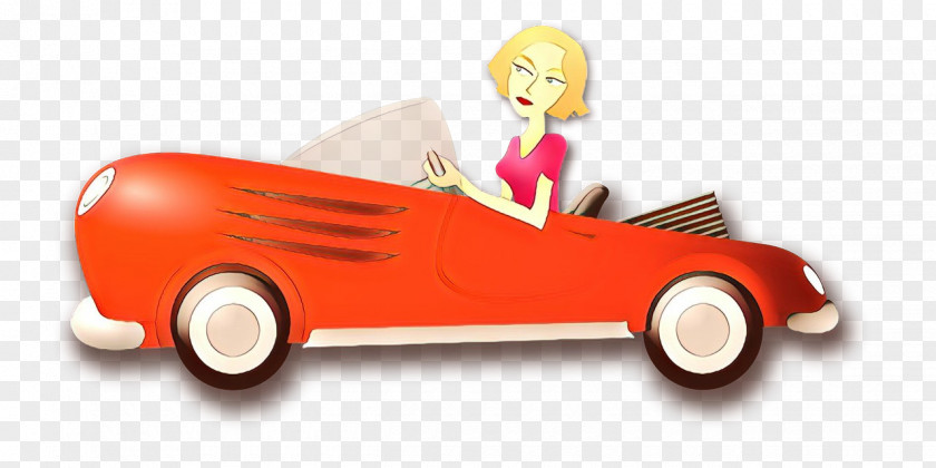 Vehicle Red Cartoon Toy Model Car PNG