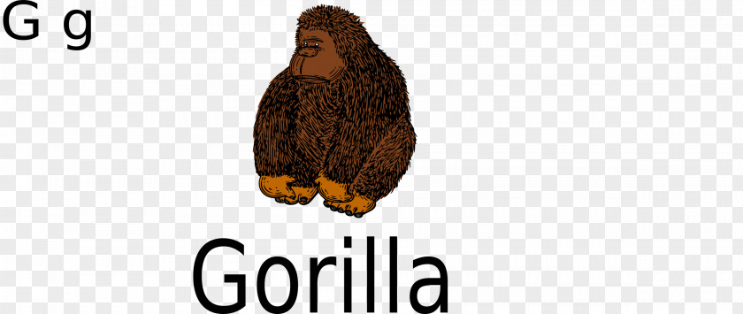 Gorilla Logo Brand Font Text Messaging PNG