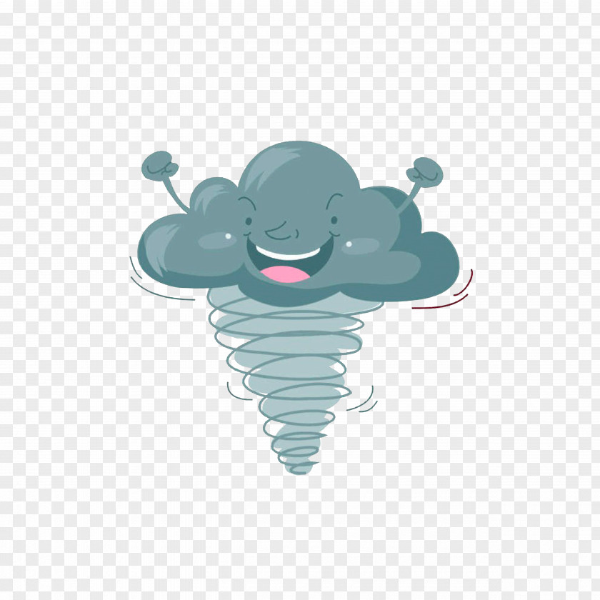 Happy Tornado Maker Cartoon PNG