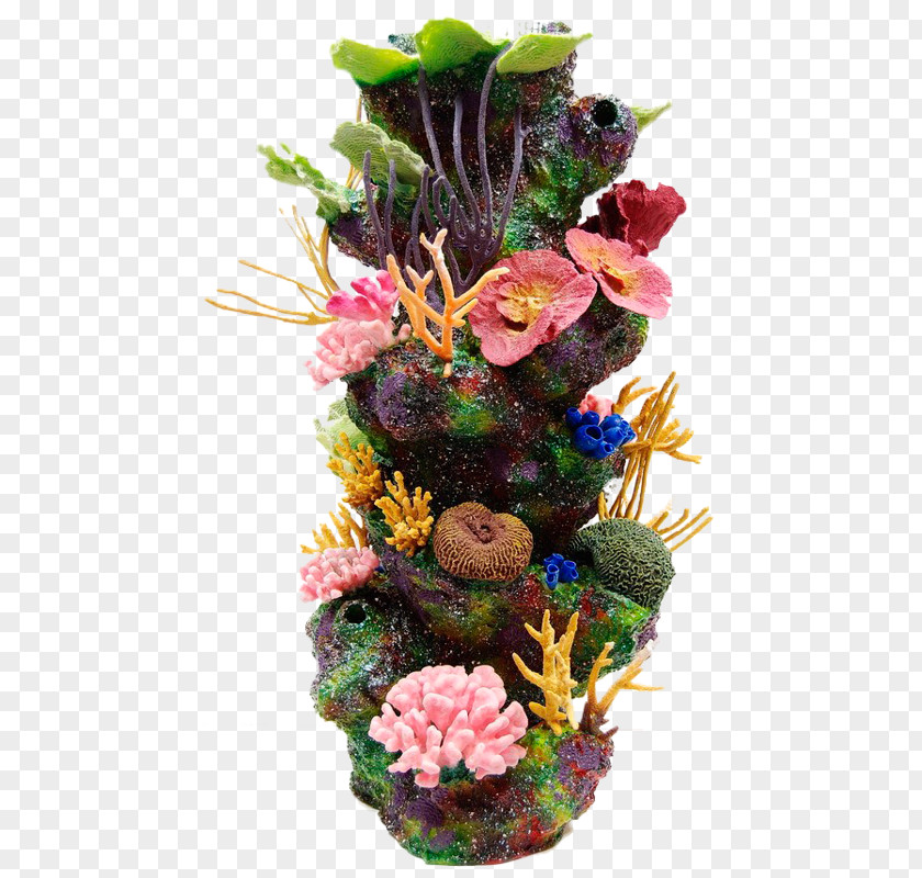 Living Color Aquariums Artificial Reef Coral PNG