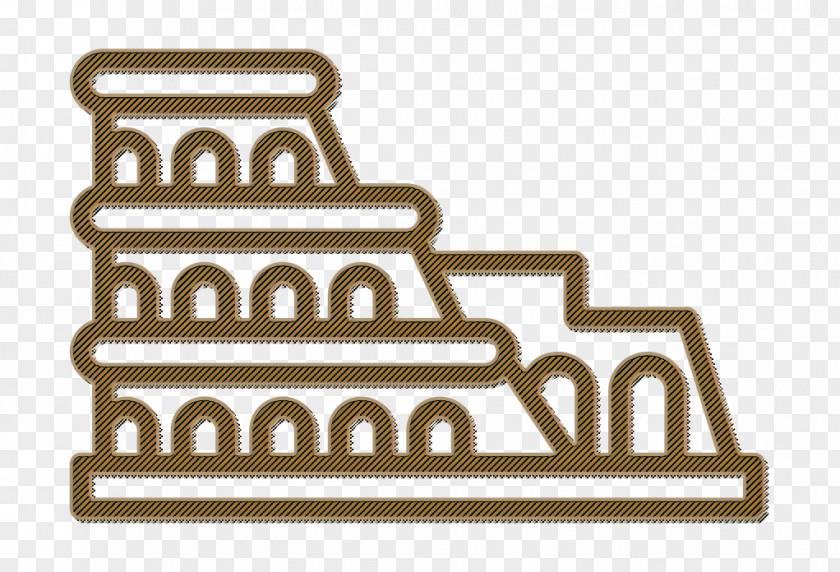 Monuments Icon Colosseum Rome PNG
